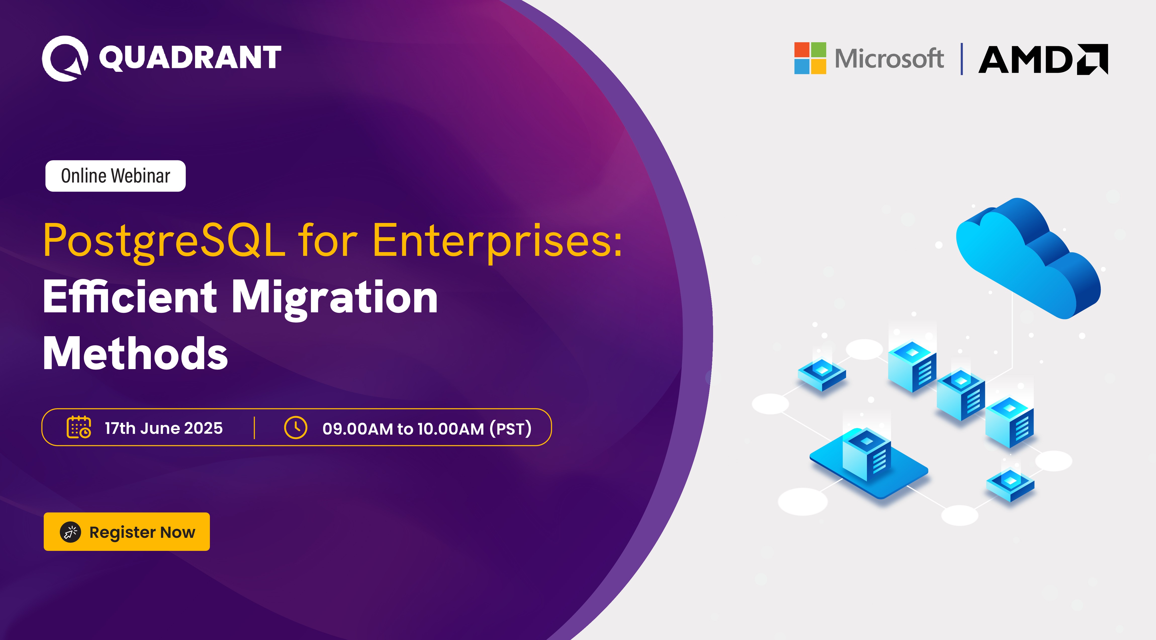 PostgreSQL for Enterprises: Efficient Migration Methods, Webinar Image