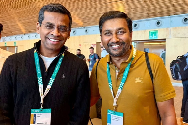 Quadrant CEO Vamshi Reddy at Microsoft Fabric and SQL Conference, Barcelona
