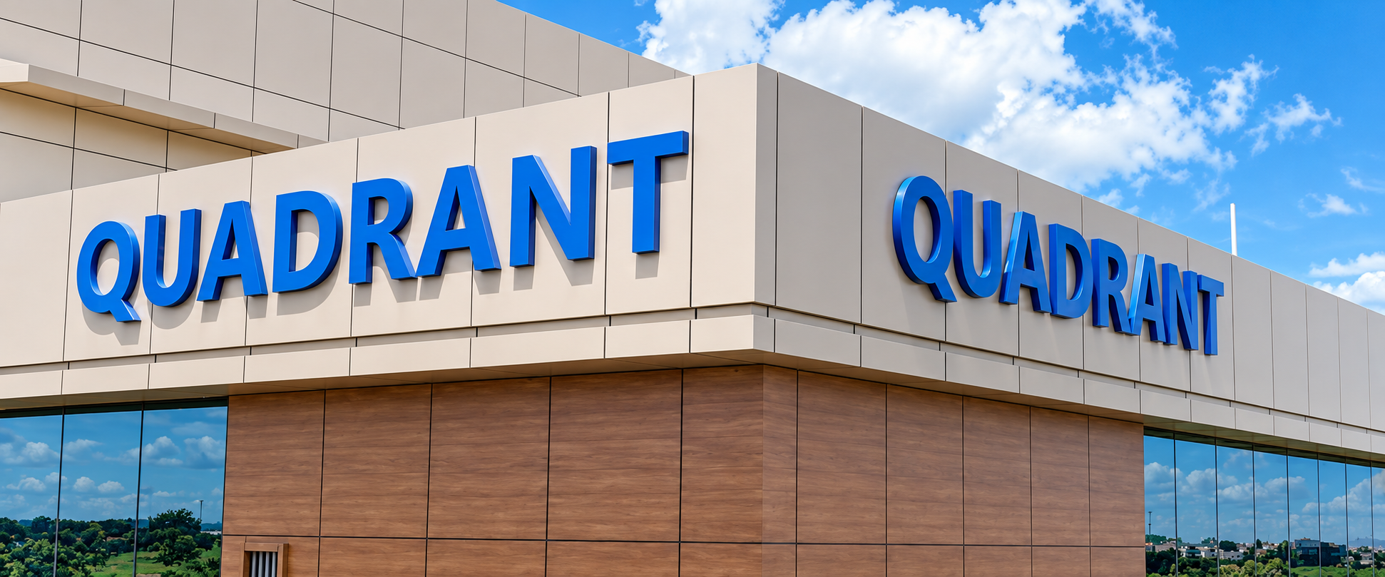 Modern Quadrant Building Facade